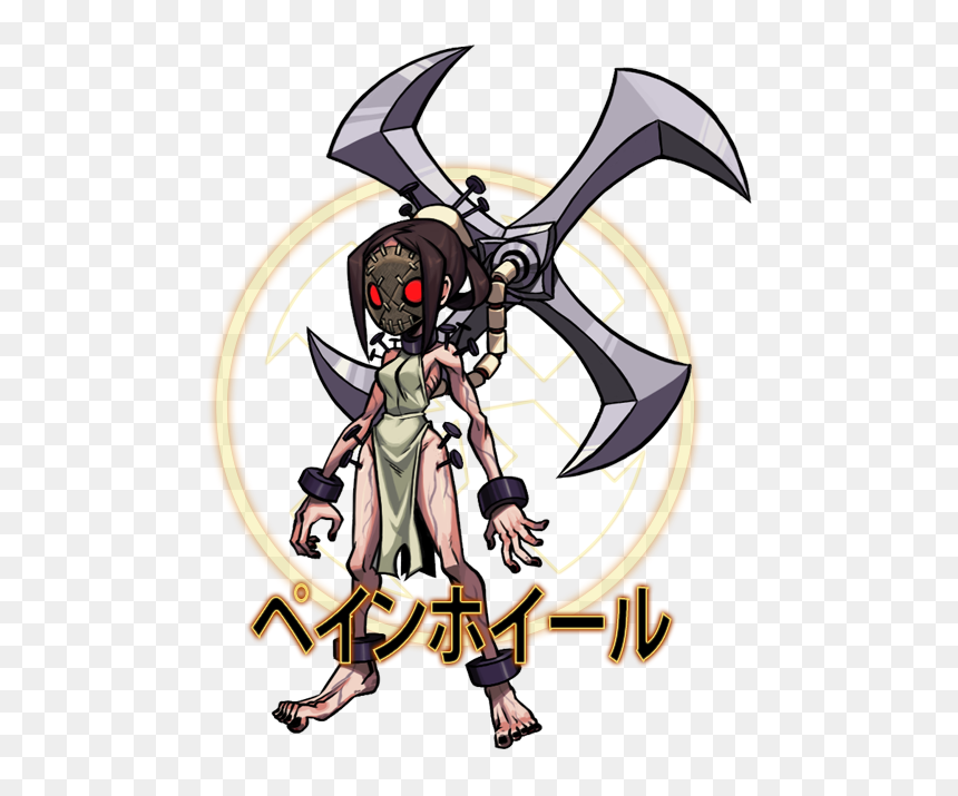 Skullgirls Painwheel Model Sheet, HD Png Download - skullgirls logo png