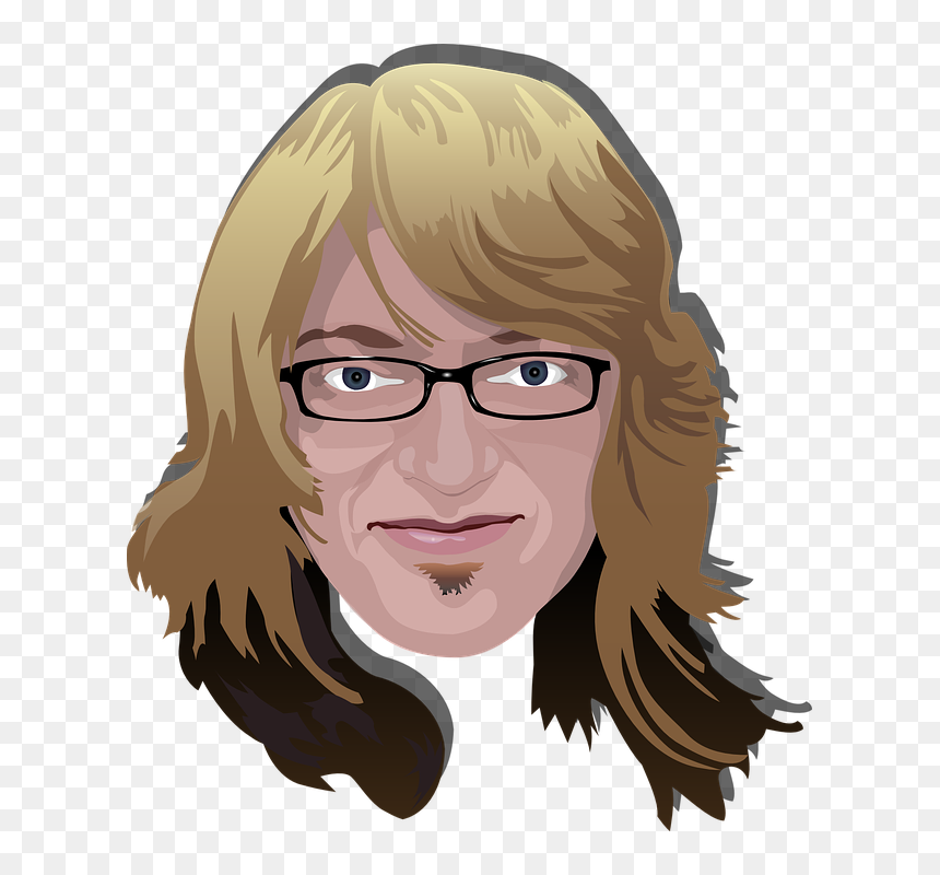 Transparent Einstein Hair Png - Rambut Gondrong Vector, Png Download - einstein hair png