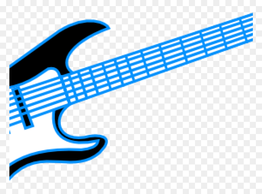 Guitar Clip Art Free Guitar Clip Art Image Clipart - Silhouette Electric Guitar Clipart, HD Png Download - guitar clip art png