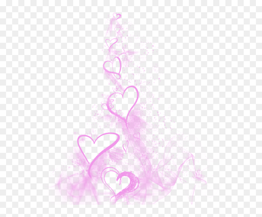 Transparent Pink Heart Clipart Border - Sketch, HD Png Download - heart drawings png