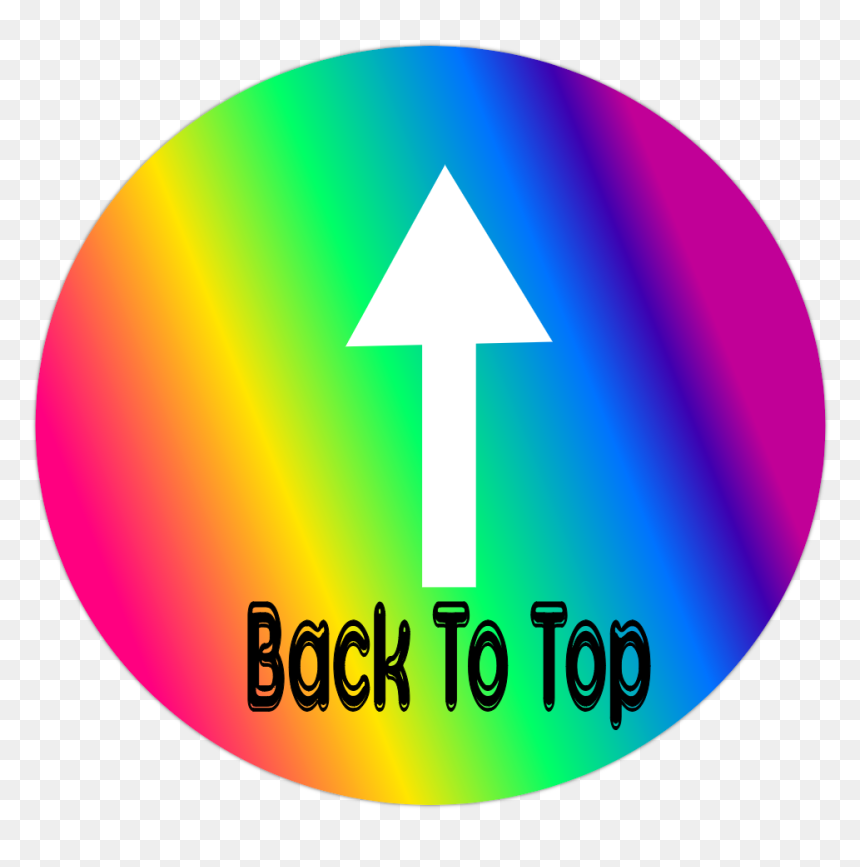 Scroll Back To Top - Circle, HD Png Download - gay symbol png