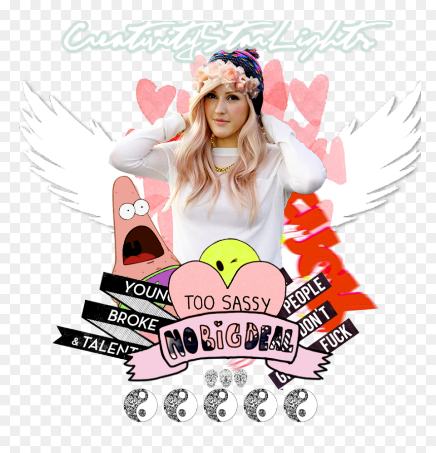 Transparent Broke Clipart - Illustration, HD Png Download - ellie goulding png