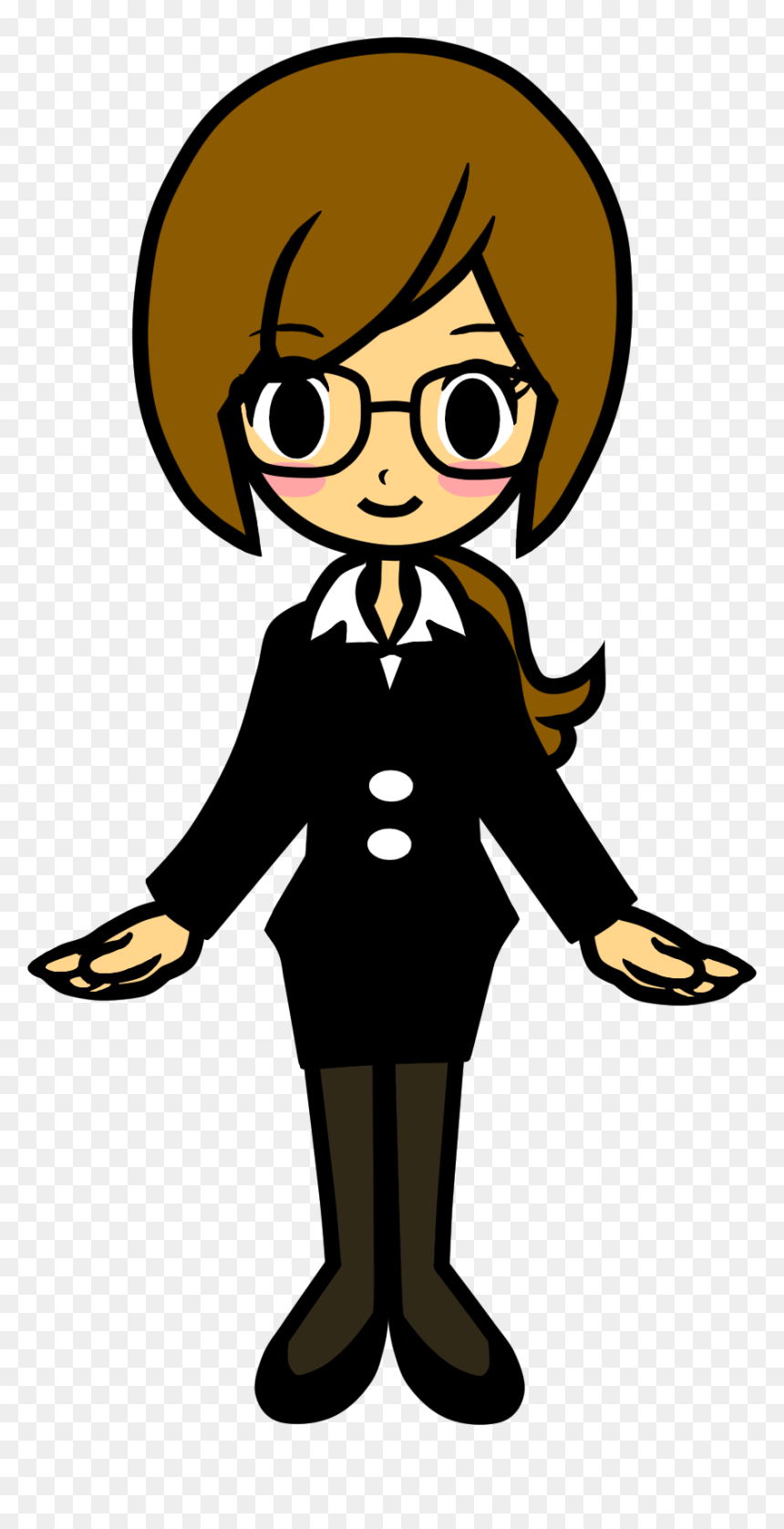 Chibi Girl Png , Png Download - Rhythm Heaven Board Meeting, Transparent Png - chibi girl png