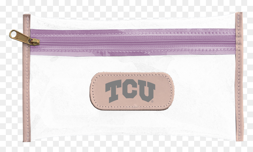 Texas Christian University Clear Pouch - Label, HD Png Download - tcu png
