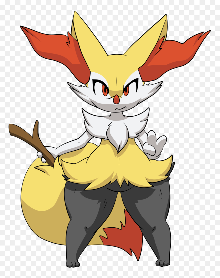 Pokémon X And Y Ash Ketchum Misty Mammal Yellow Vertebrate - Pokemon With Big Thighs, HD Png Download - braixen png