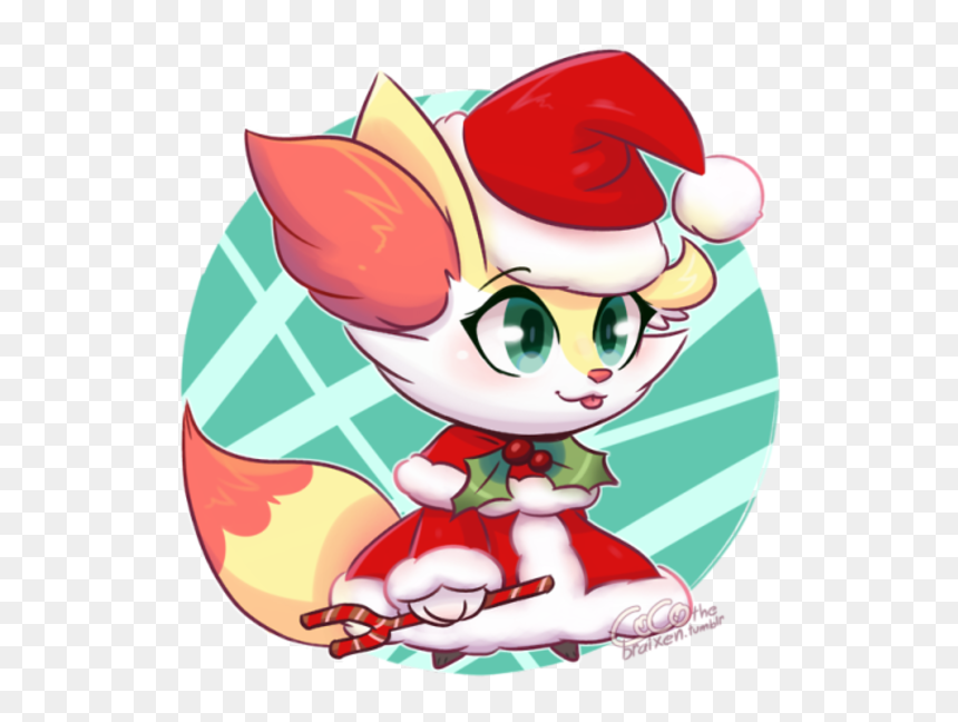 Christmas Braixen Clipart , Png Download - Pokemon Braixen Christmas, Transparent Png - braixen png