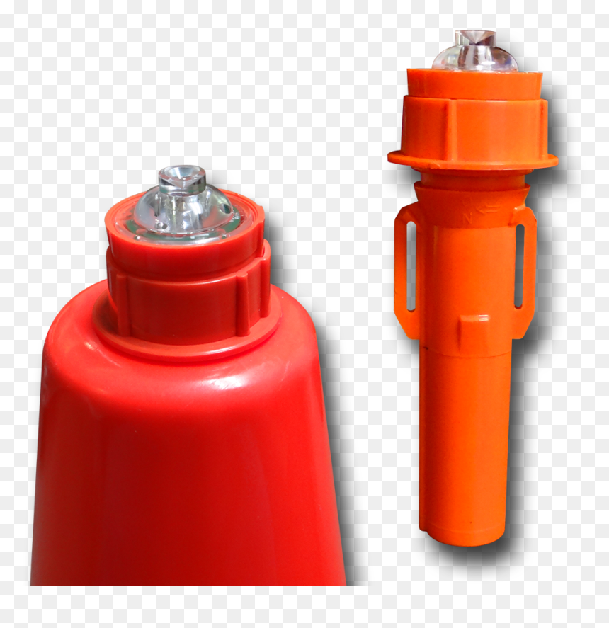 Plastic, HD Png Download - orange cone png
