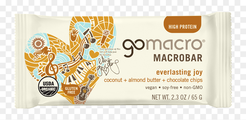 Gomacro Peanut Butter Chocolate Chip, HD Png Download - ellie goulding png