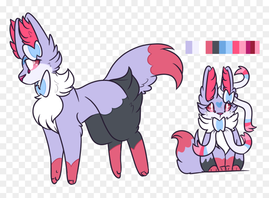 Braixen X Sylveon - Cartoon, HD Png Download - braixen png