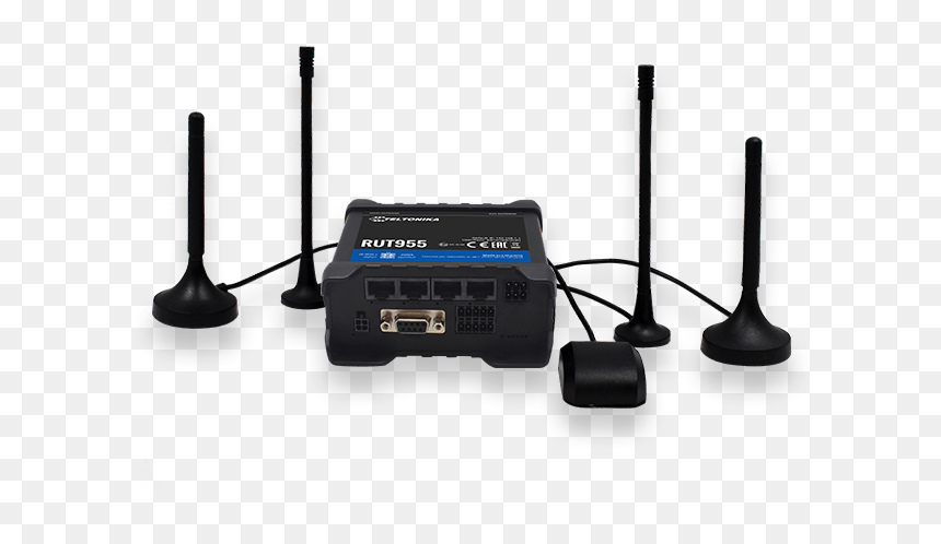 4g Lte Wi-fi Router Rs232/rs485 - Teltonika Rut955, HD Png Download - modem png