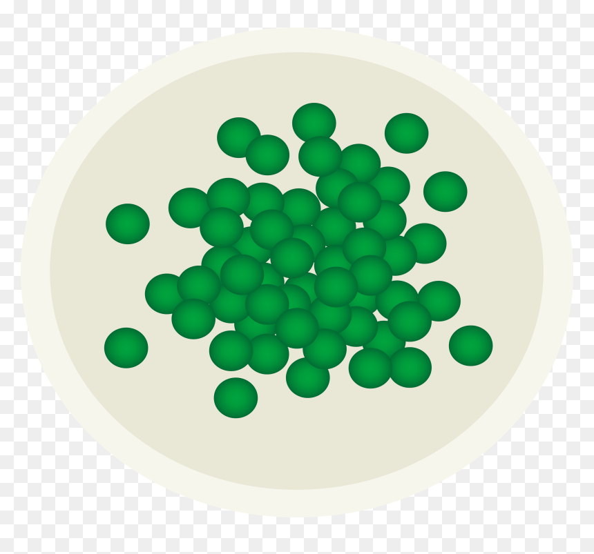 Peas Clipart, HD Png Download - plate clipart png