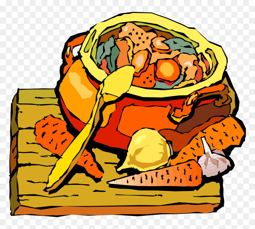 Bowl Of Soup Clipart - Stone Soup Tale Clipart, HD Png Download - chili bowl png