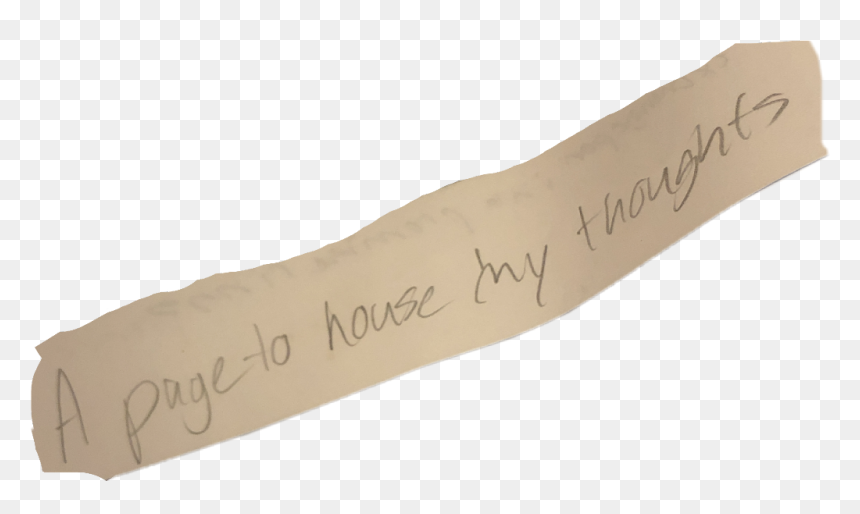 #paper #thoughts #lost #page #notebook #paper #freetoedit - Calligraphy, HD Png Download - notebook page png