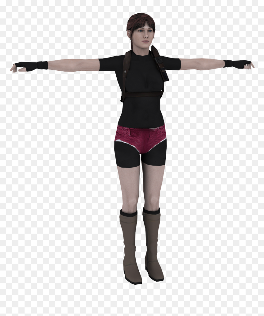 View Media - Resident Evil Outbreak Mod, HD Png Download - resident evil leon png