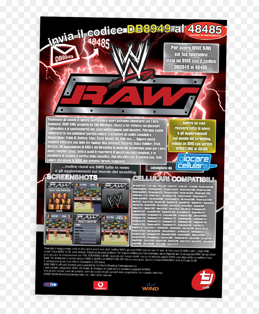 Raw Tjnet Flyer - Pc Game, HD Png Download - wwe raw png
