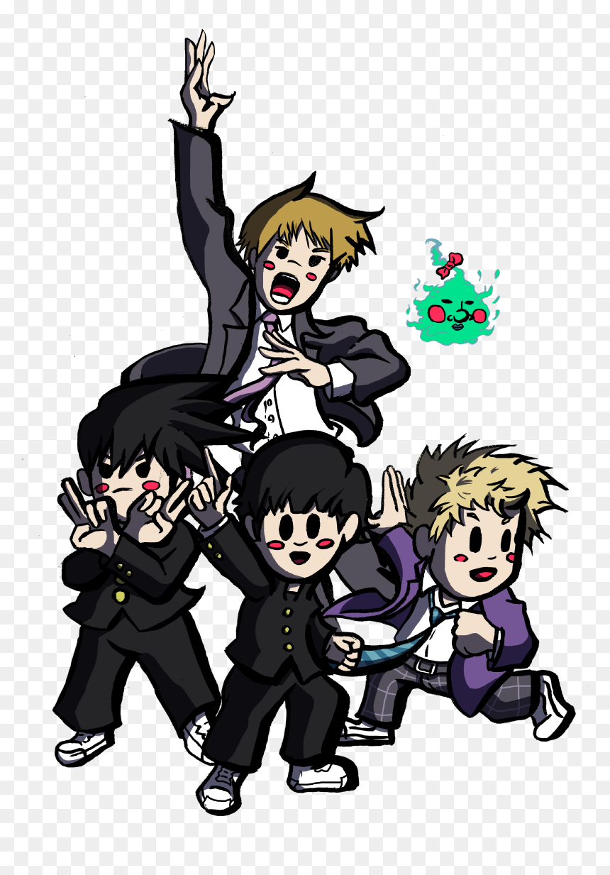 Mob-ther - Cartoon, HD Png Download - mob psycho 100 png