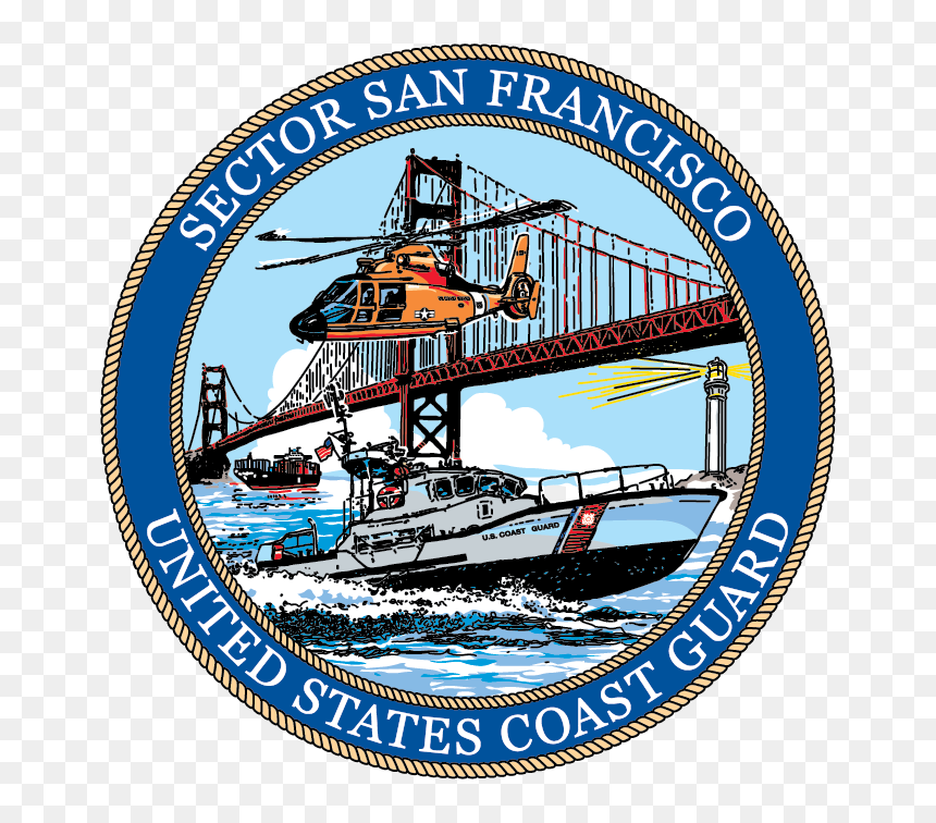 Uscg Sector San Francisco - Uscg Sector San Francisco Logo Png, Transparent Png - us coast guard logo png