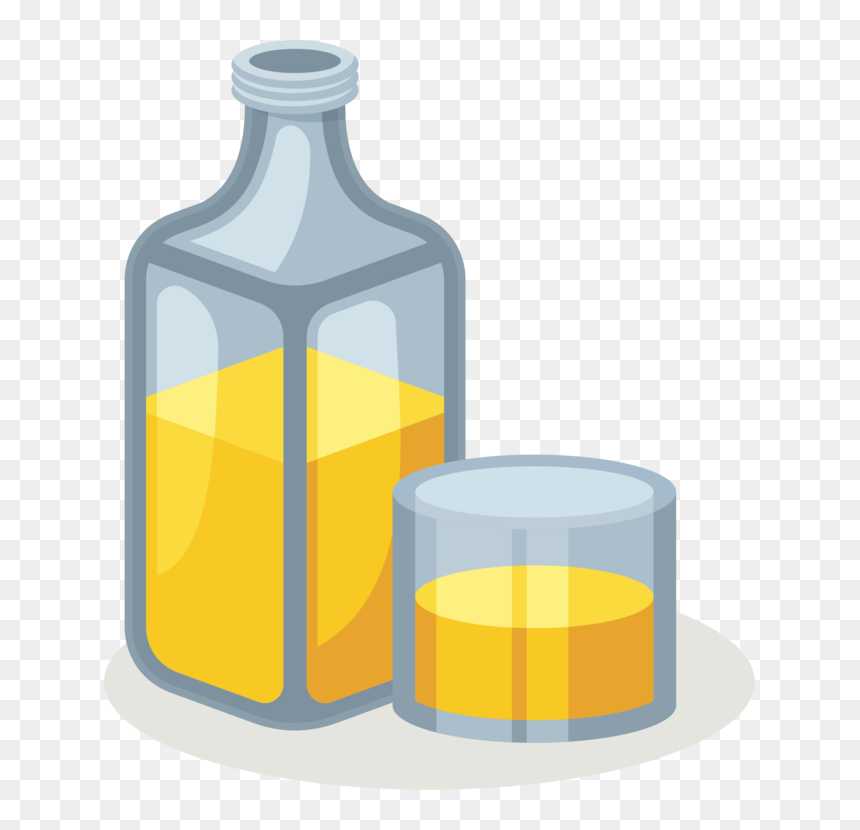 Cylinder,glass Bottle,bottle - Bottle, HD Png Download - red wine bottle png