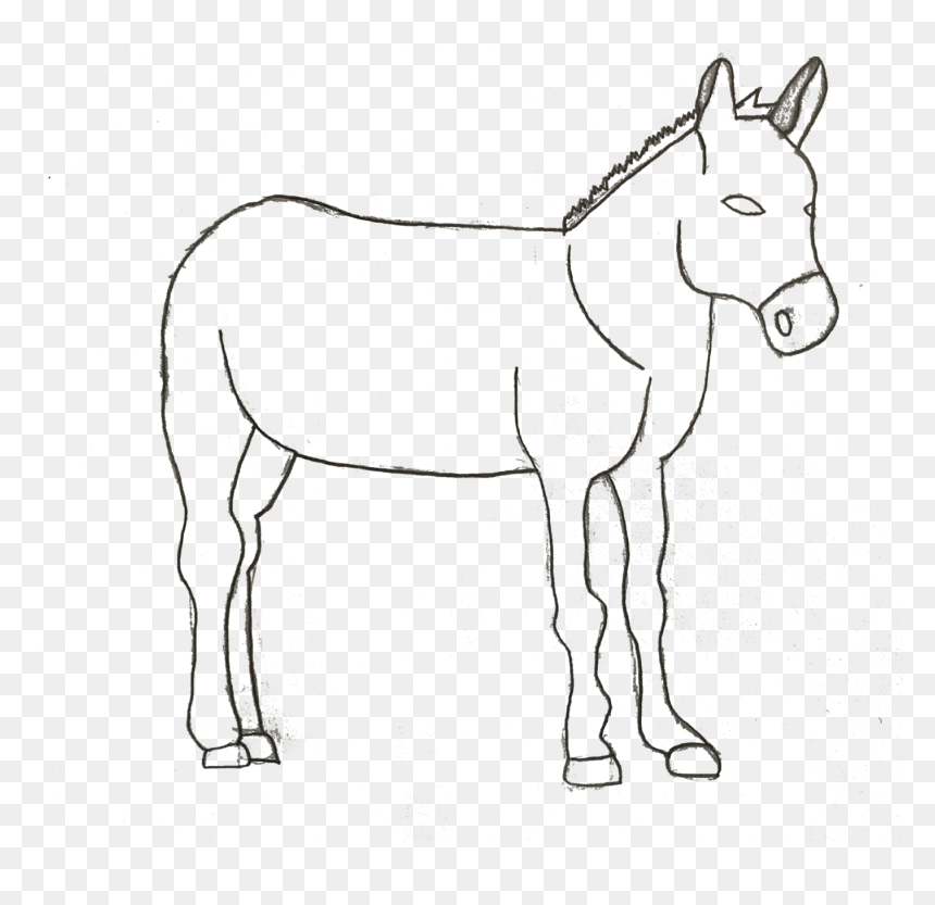 Mane, HD Png Download - donkey head png