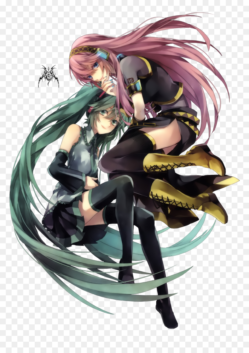 Vocaloid Miku Y Luka, HD Png Download - megurine luka png