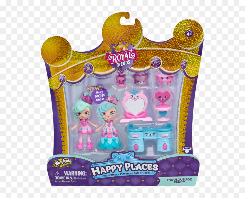 Happy Places Sets Royal Trends, HD Png Download - shopkins cake png