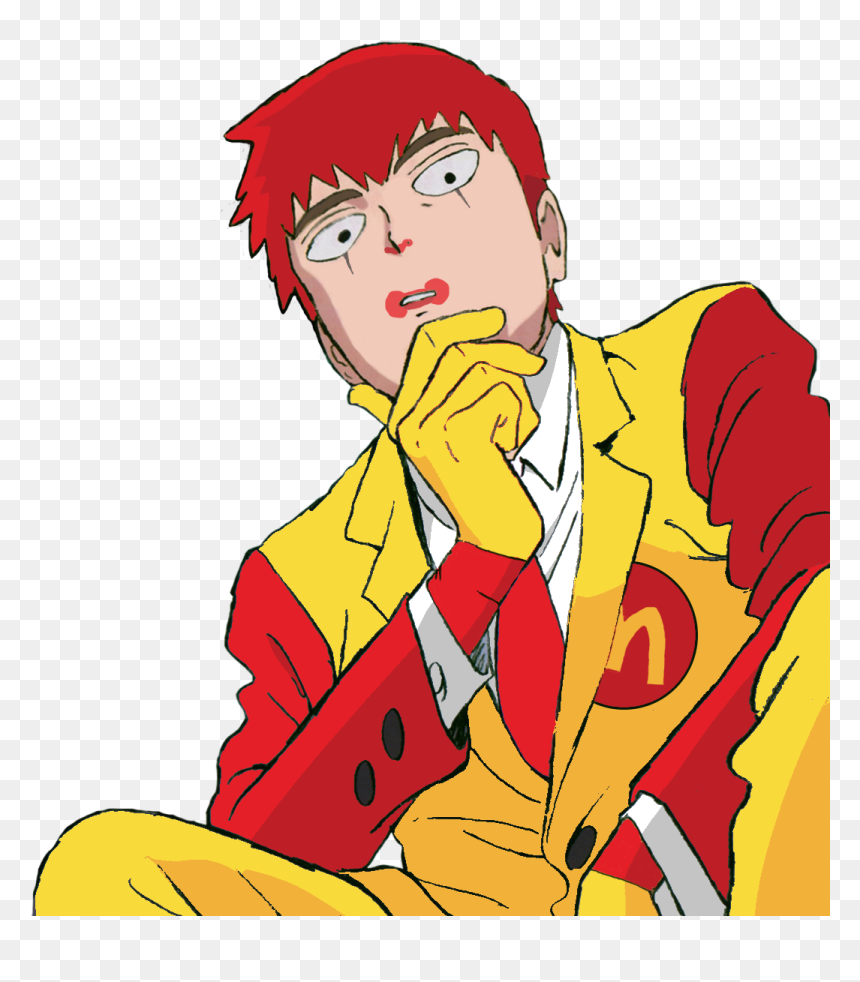 Mob Psycho 100 Ronald Reigen, HD Png Download - mob psycho 100 png