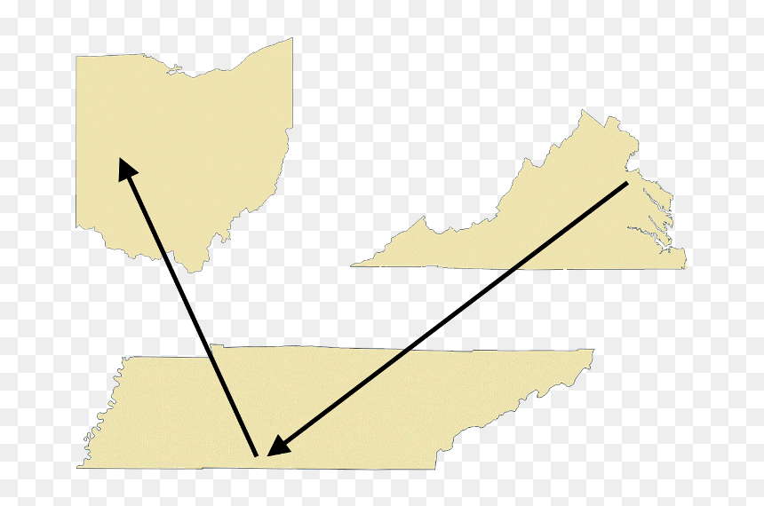 Virginia State District 8, HD Png Download - tennessee silhouette png