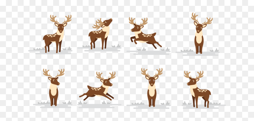 Elk, HD Png Download - buck silhouette png