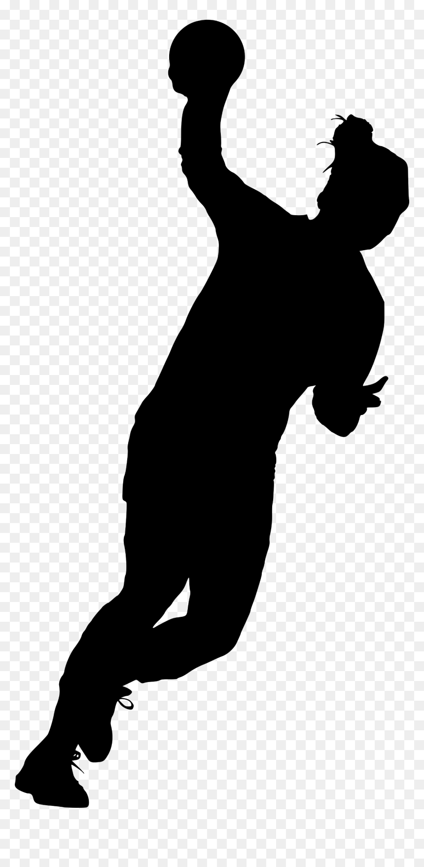 Sport Handball Silhouette Png - Balonmano Png, Transparent Png - sports silhouette png