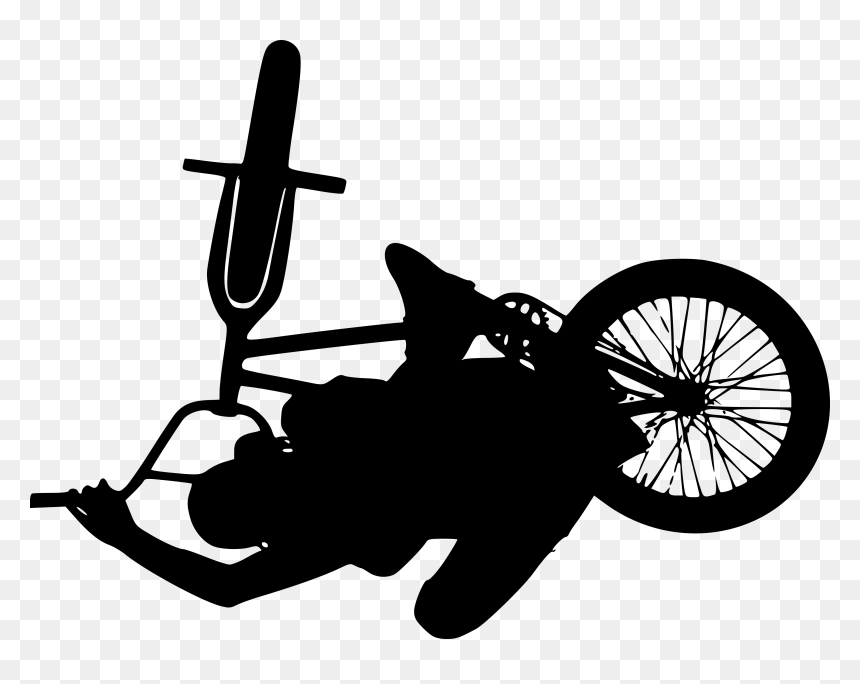 Cross, HD Png Download - biker silhouette png