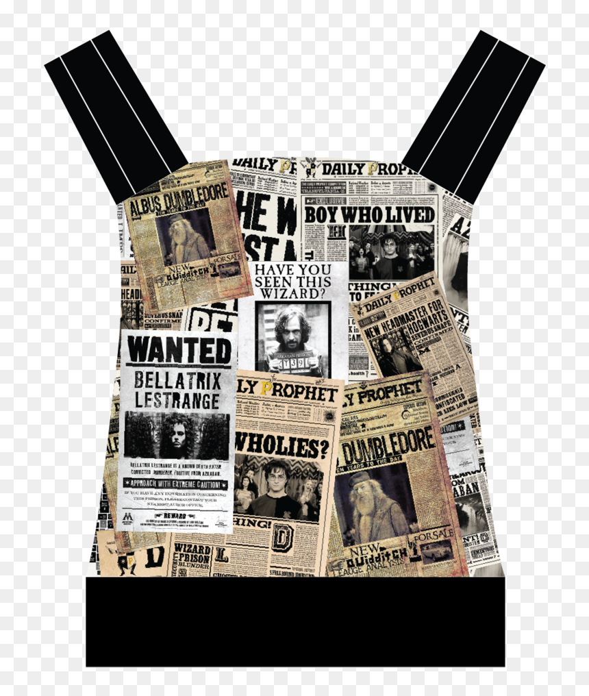 Harry Potter Wanted Poster, Hd Png Download , Png Download - Newsprint, Transparent Png - harry potter silhouette png