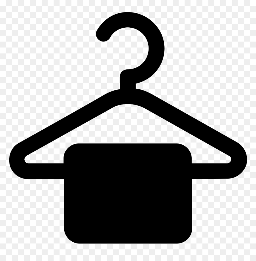 Clothes Hanger - Dry Cleaning Icon Png, Transparent Png - hanger vector png