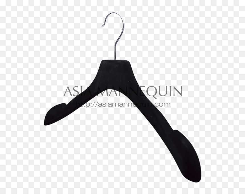 Home / Hangers / Velvet Hangers / Hve002 Velvet Coat - Clothes Hanger, HD Png Download - hanger vector png