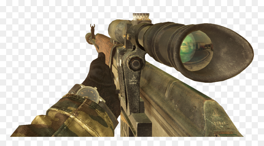 The Truth Behind Quickscoping - Dragunov Suppressor Cod, HD Png Download - mlg quickscope png