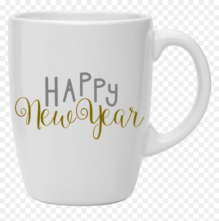 Mug, HD Png Download - happy new year gold png
