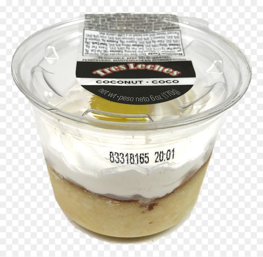 Walmart Bakery Coconut Tres Leches Cupcake - Buttercream, HD Png Download - tres leches png