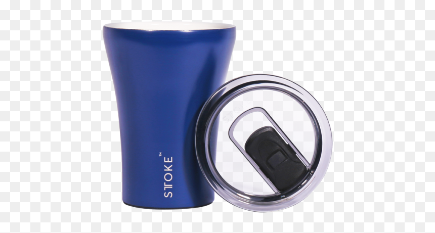Sttoke Reusable Coffee Cup 12oz"
 Class= - Sttoke Magnetic Blue, HD Png Download - coffee cup to go png