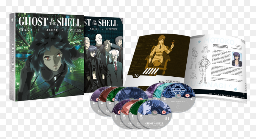 Ghost In The Shell - Ghost In The Shell Stand Alone Complex Complete Series, HD Png Download - motoko kusanagi png