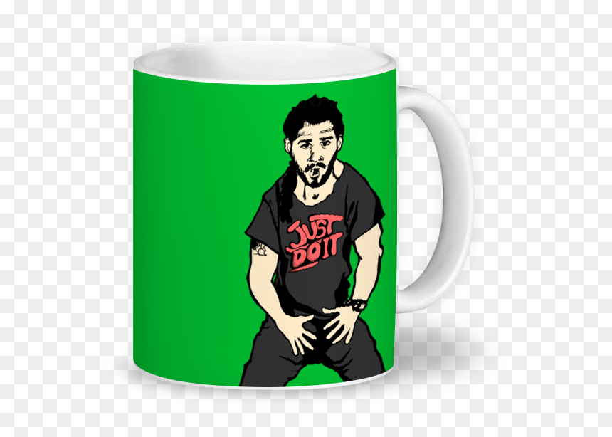 Caneca Just Do It Shia Labeouf De Fagner A - Mug, HD Png Download - just do it shia png