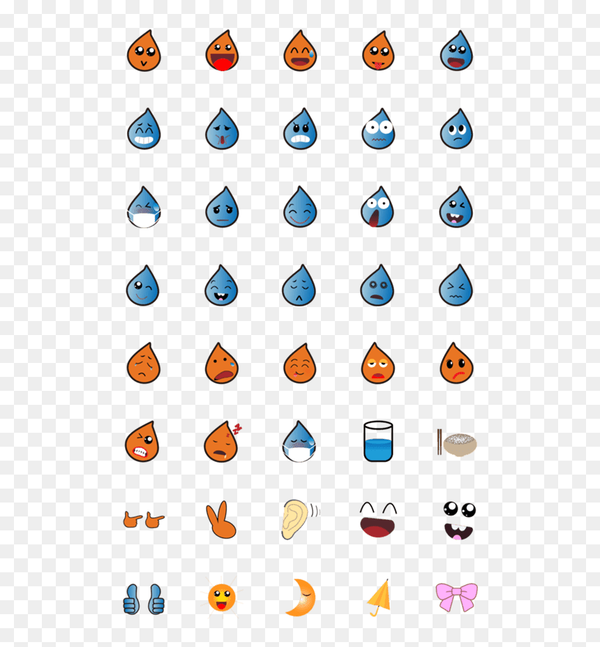 Chip N Dale Emoji, HD Png Download - water drop emoji png