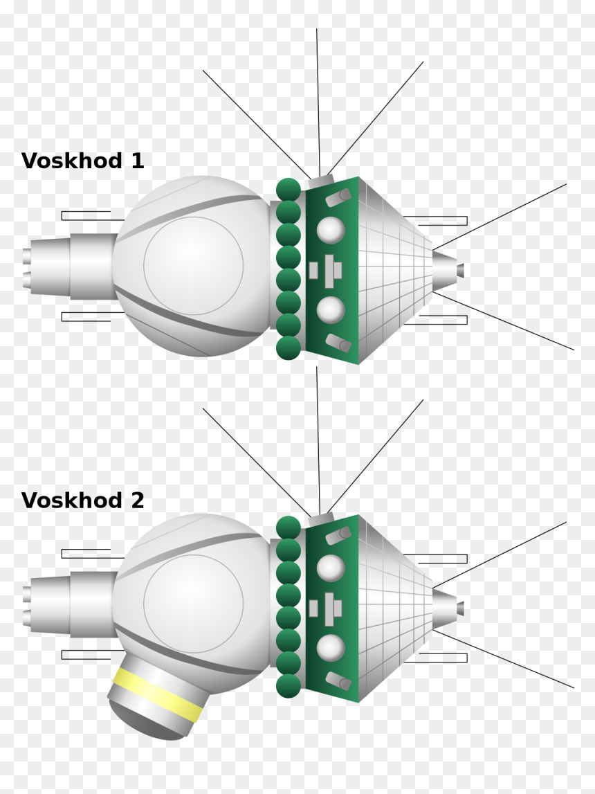 Voskhod Spacecraft, HD Png Download - nave espacial png