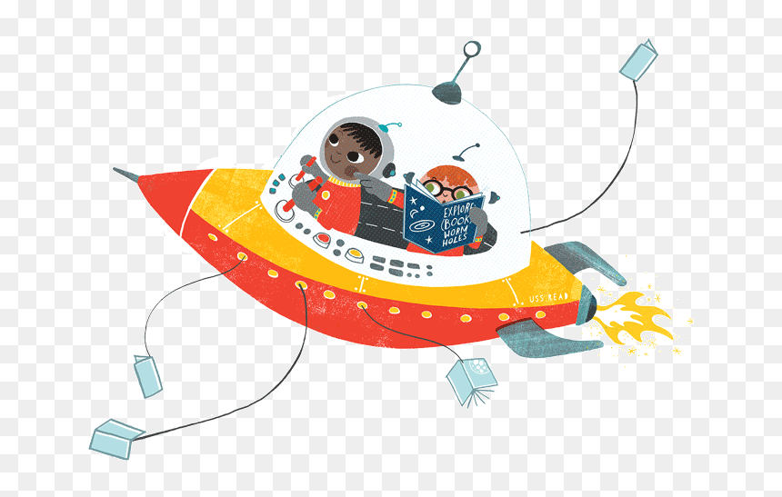 Niños En La Nave Espacial - 2019 Summer Reading Program, HD Png Download - nave espacial png