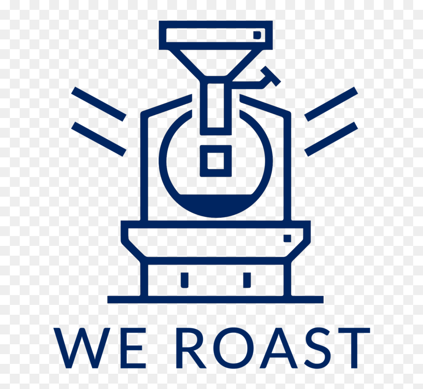 We Roast Resize - Roasting Coffee Png, Transparent Png - roast hand png