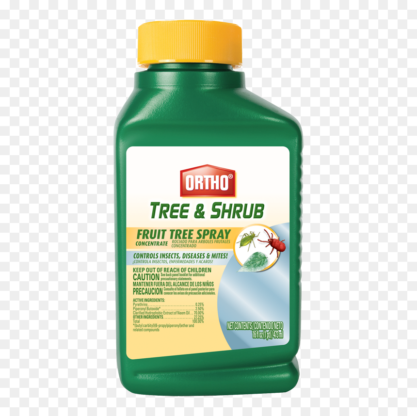 Ortho Fruit Tree Spray, HD Png Download - shrub png plan