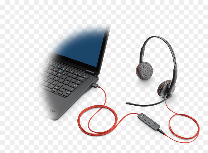 Plantronics C3220 Usb-a Cintillo Telefonico, Headset - Plantronics Blackwire 3200 Series, HD Png Download - cintillo png