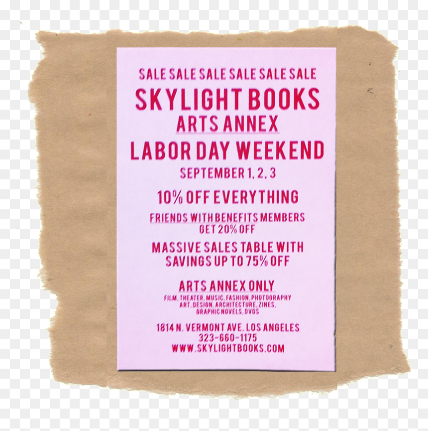 Document, HD Png Download - labor day sale png