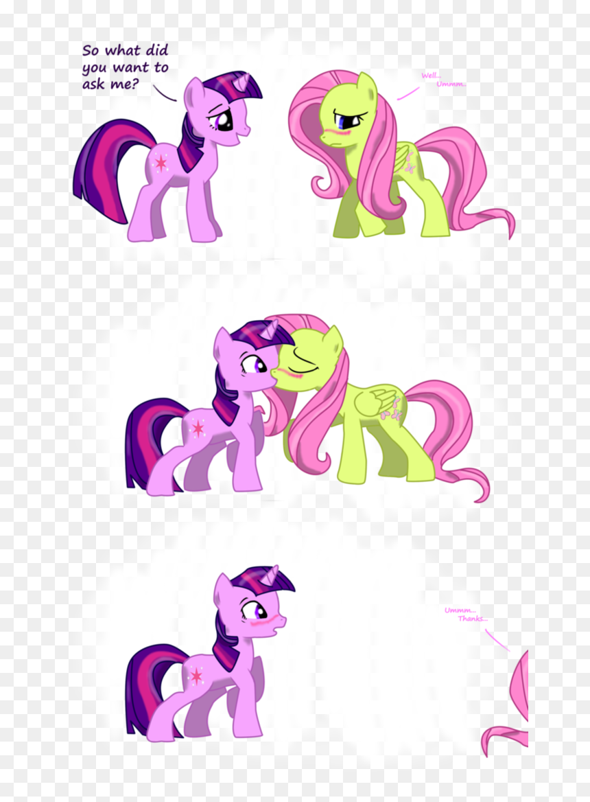 So What Did You Want To Ask Me Well Ummm Thanks - Rarity And Twilight Sparkle Kiss, HD Png Download - bella swan png