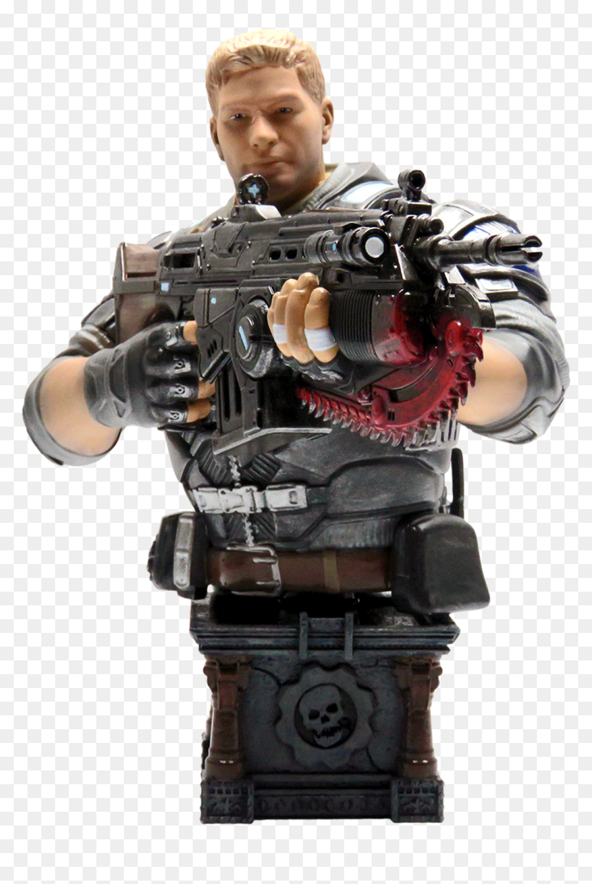 Transparent Gears Of War Marcus Png - Figurine, Png Download - gears of war marcus png