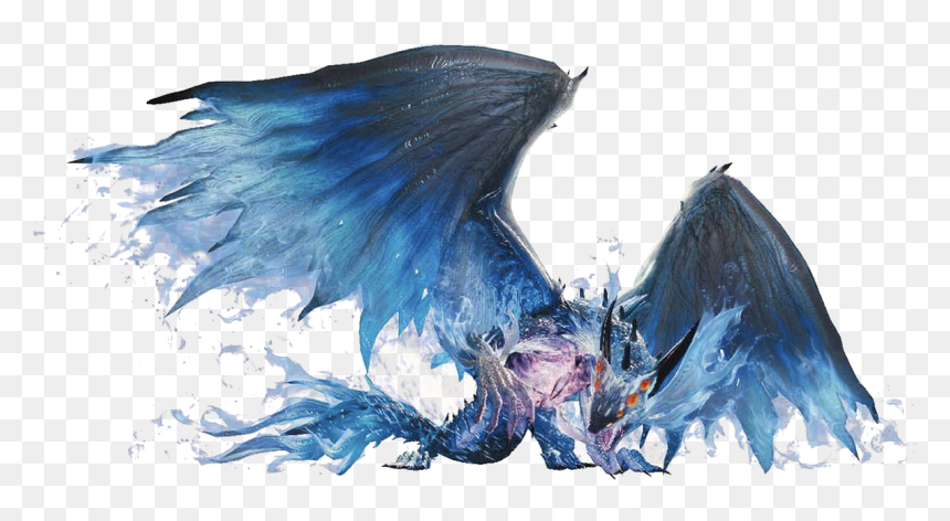 Monster Hunter World Xeno Jiiva, HD Png Download - red eyes black dragon png