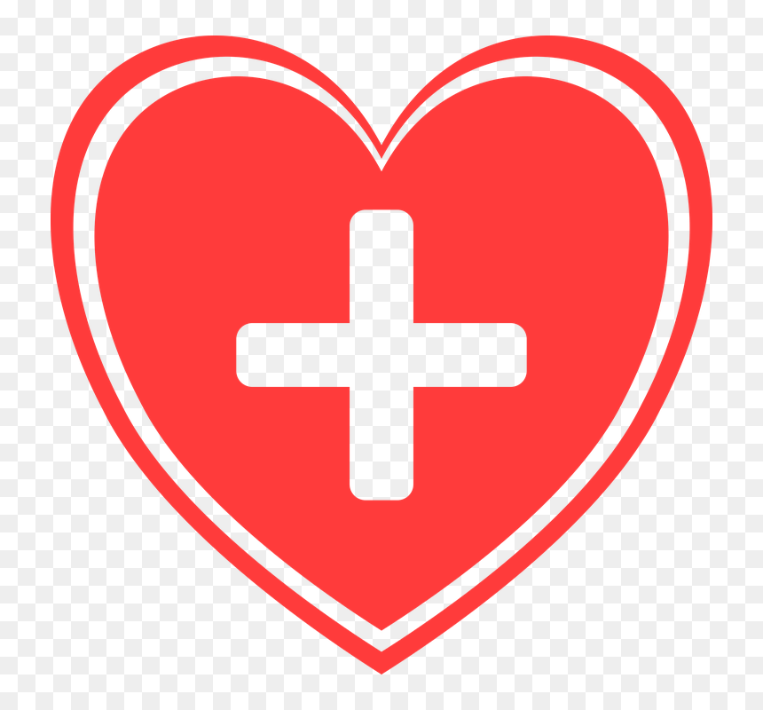Health Insurance Vector, HD Png Download - heart and cross png